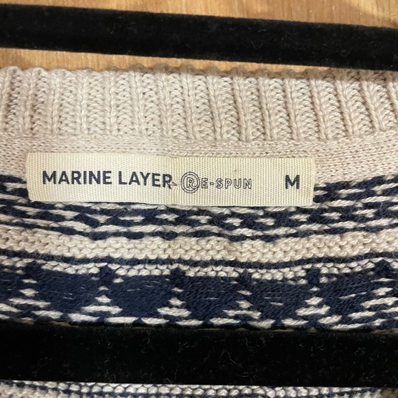 MARINE LAYER-Knox Fair Isle Sweater - Picture 4 of 5